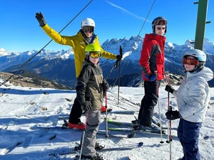 7-1-23, loving showing these dudes the higher slopes of Avoriaz!