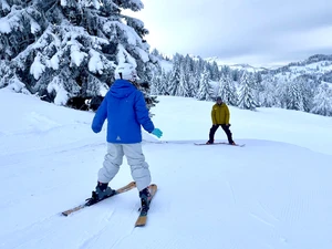 9/1/24, lovely snow conditions in Les Gets!